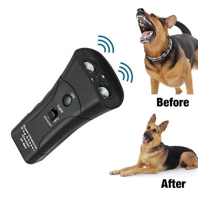Ultrasonic Aggressive Animal Attacks Repeller Flashlight by DailySale