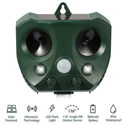 Ultrasonic Animal Repeller Solar by DailySale