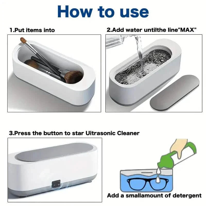 Ultrasonic Jewelry Cleaner Portable by DailySale
