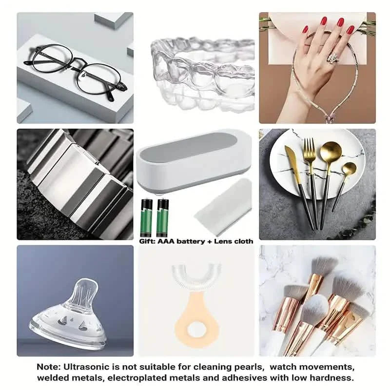 Ultrasonic Jewelry Cleaner Portable by DailySale