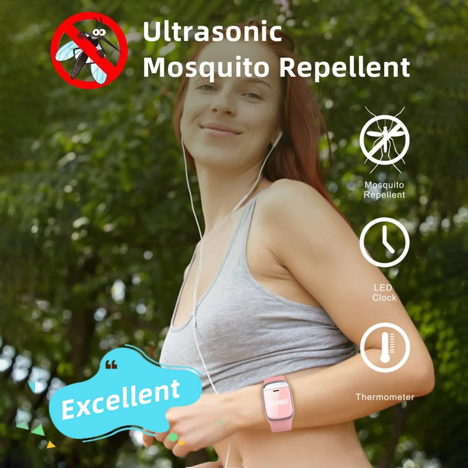 Ultrasonic Mosquito Repellent Watch by DailySale