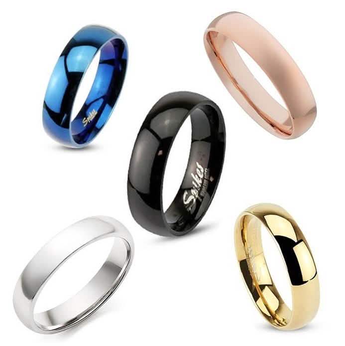 Unisex 316L Stainless Steel Ring - Assorted Colors and Sizes by DailySale