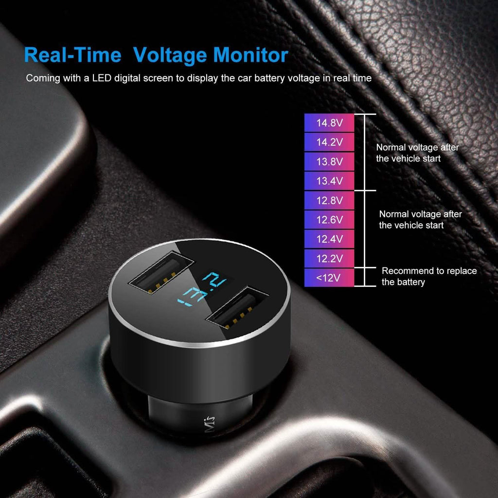Universal 15W/3.1A Dual USB Car Charger by DailySale