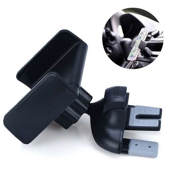 Universal Car Van CD Slot Smart Mobile Phone Rotation Mount Holder by DailySale