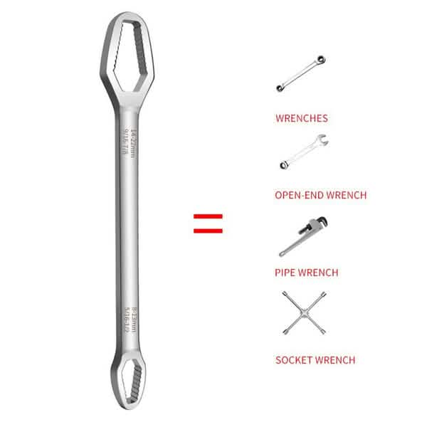 Universal Wrench Glasses Wrench 8-22mm Ratchet Spanner by DailySale
