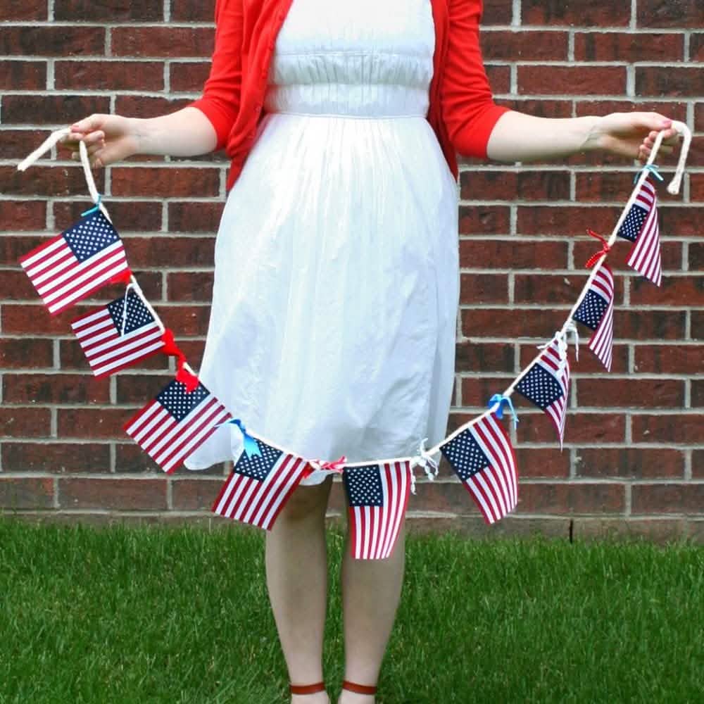 USA American String Pennant Banners by DailySale