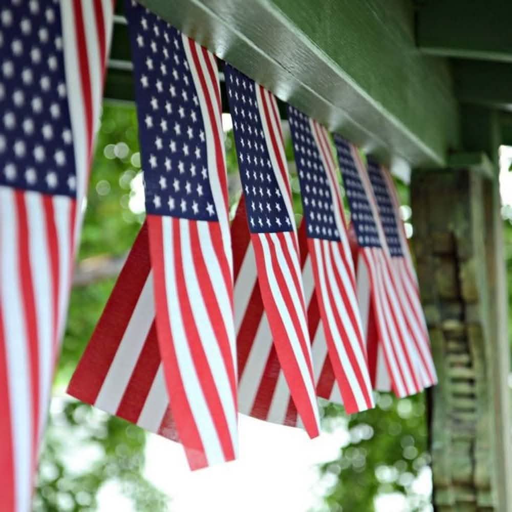 USA American String Pennant Banners by DailySale