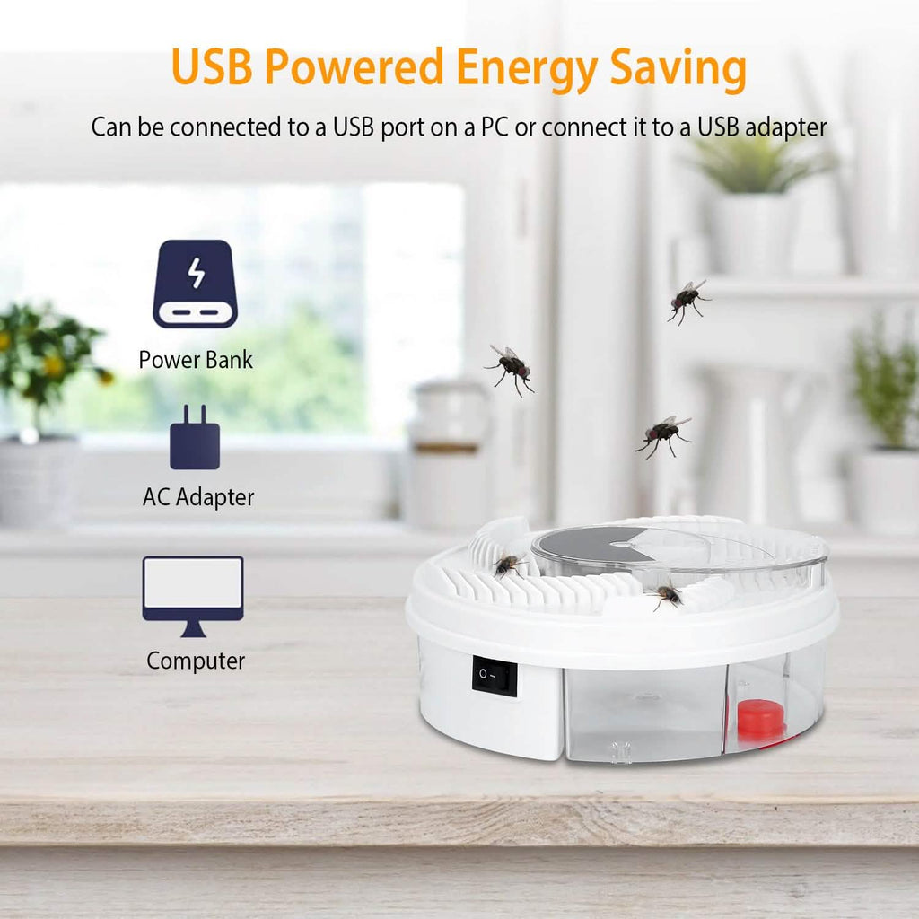 USB powered Electric Fly Trap Automatic Flycatcher by DailySale