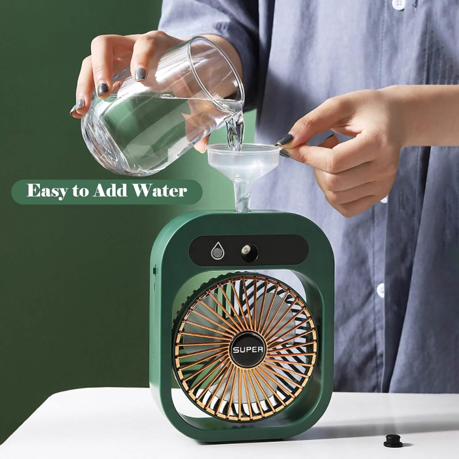 USB Rechargeable Desktop Spray Fan by DailySale