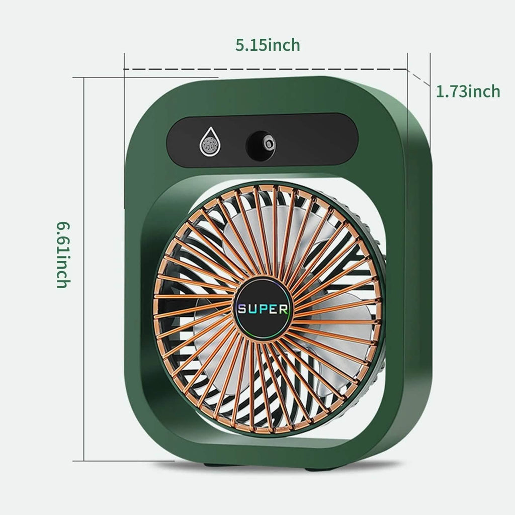 USB Rechargeable Desktop Spray Fan by DailySale