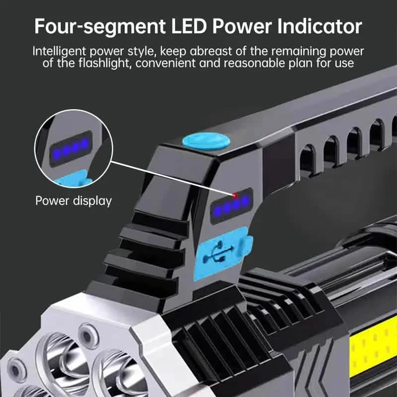 USB Rechargeable High Power LED Flashlight by DailySale