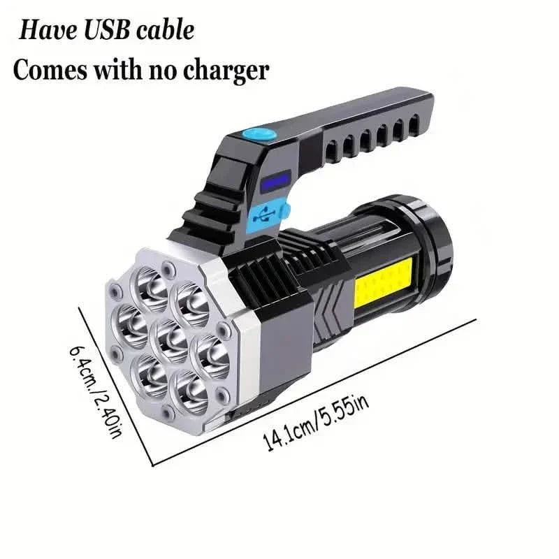 USB Rechargeable High Power LED Flashlight by DailySale