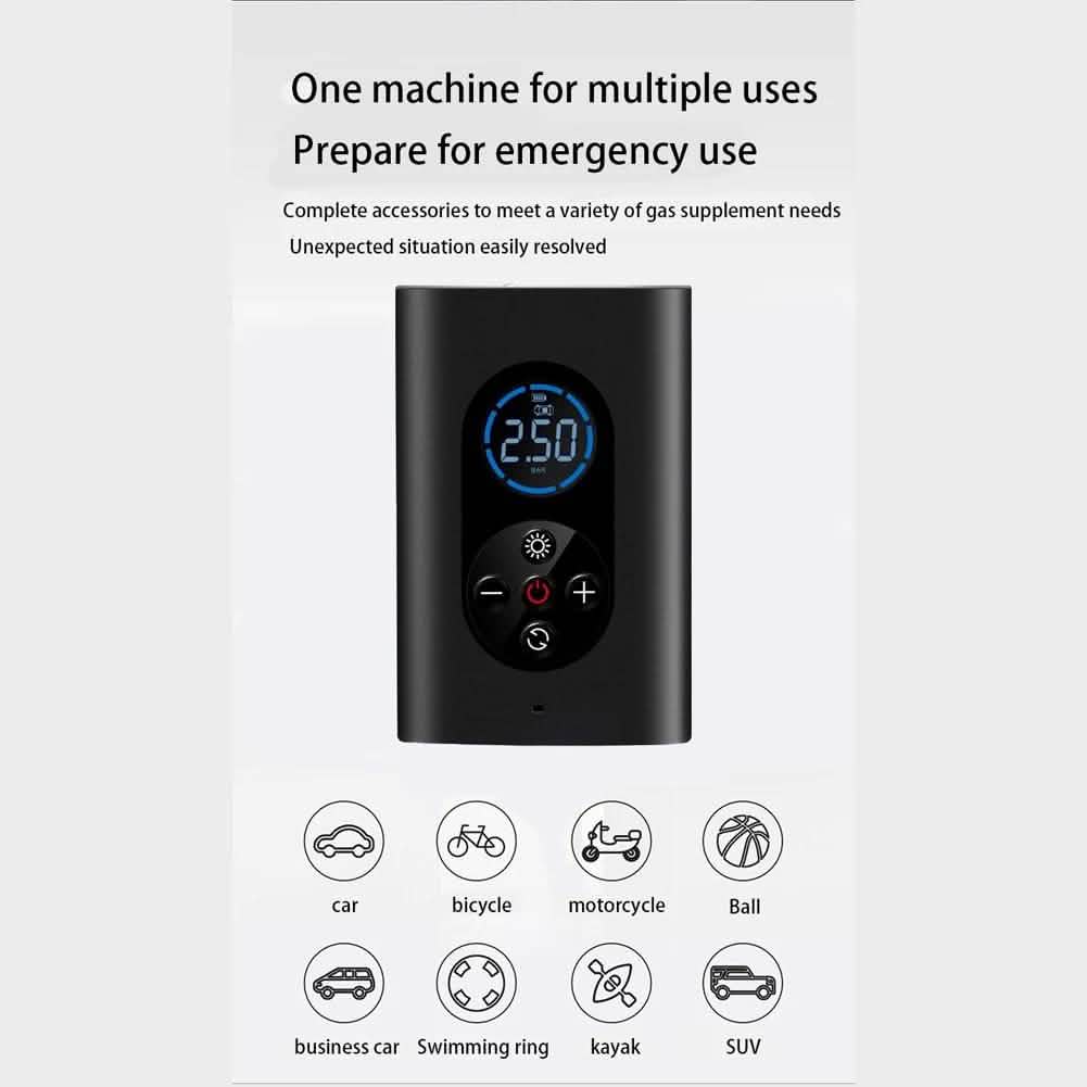 USB Rechargeable Intelligent Air Pump Car Portable by DailySale