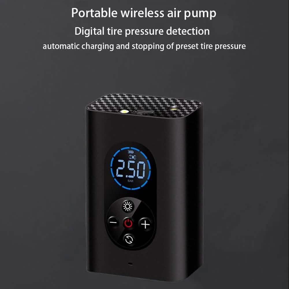 USB Rechargeable Intelligent Air Pump Car Portable by DailySale
