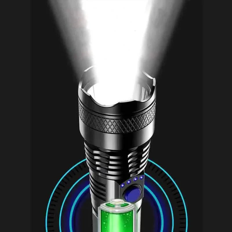 USB Rechargeable Strong Light Flashlight by DailySale