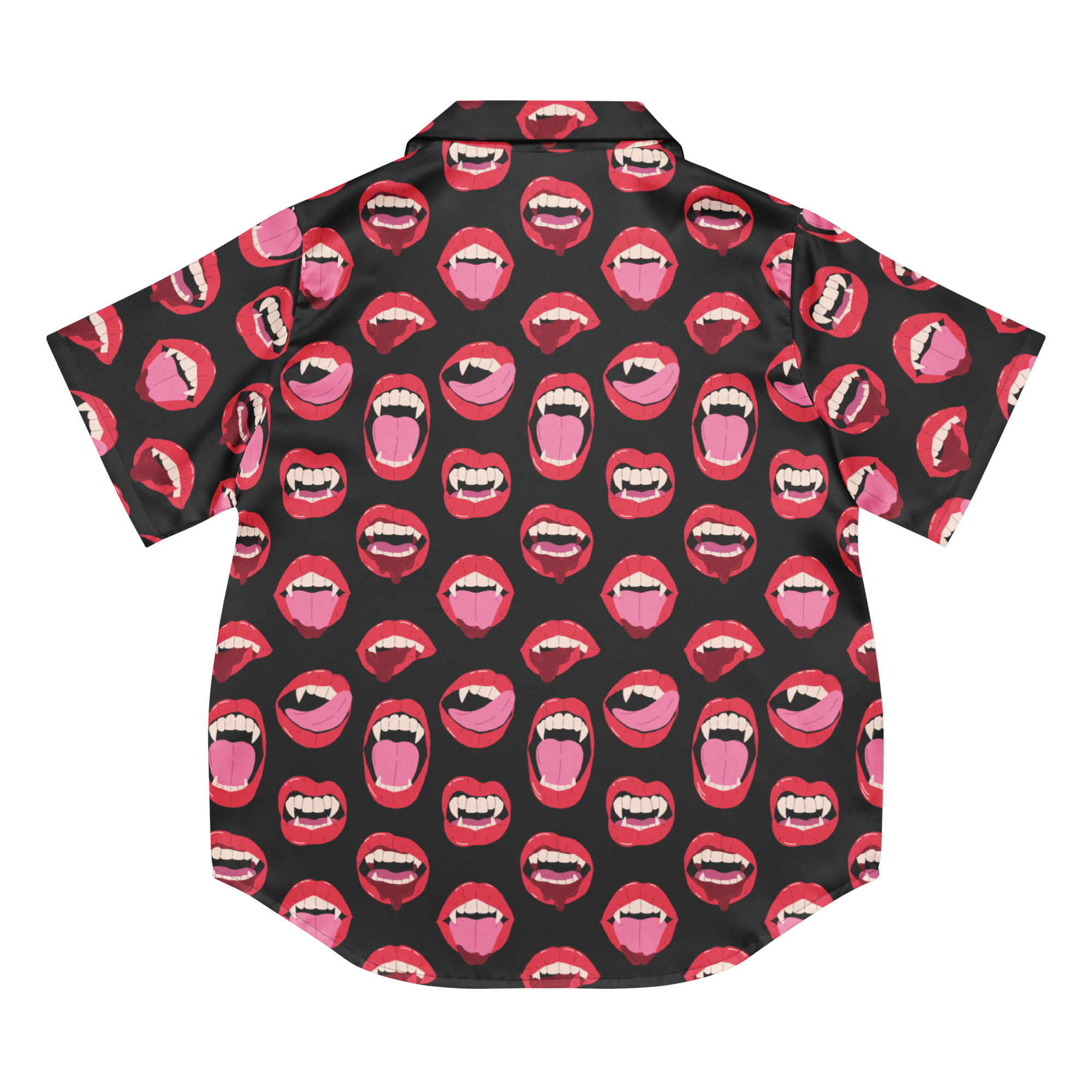 Vampire Kiss Silky Pajama Top by Goth Cloth Co.