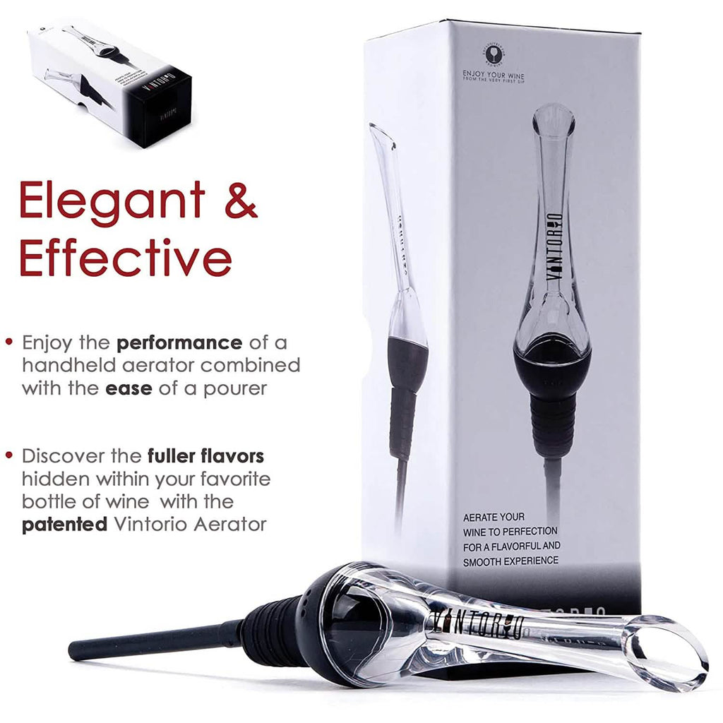 Vintorio Wine Aerator Pourer - Premium Aerating Pourer and Decanter Spout by DailySale