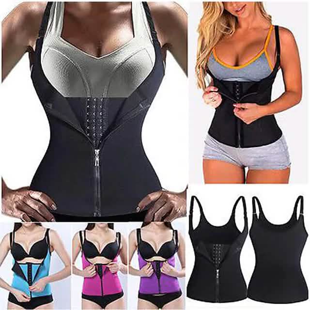 Waist Trainer Vest Body Shaper Sweat Waist Trainer Corset by DailySale