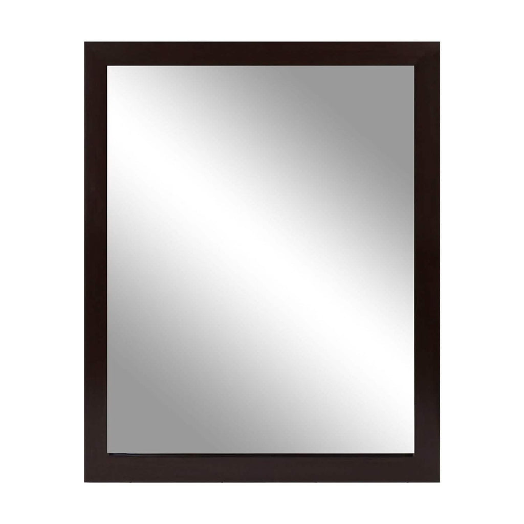 Wall Mount Mirror Wood-Like Frame Rectangle Modern Hanging Mirror by DailySale