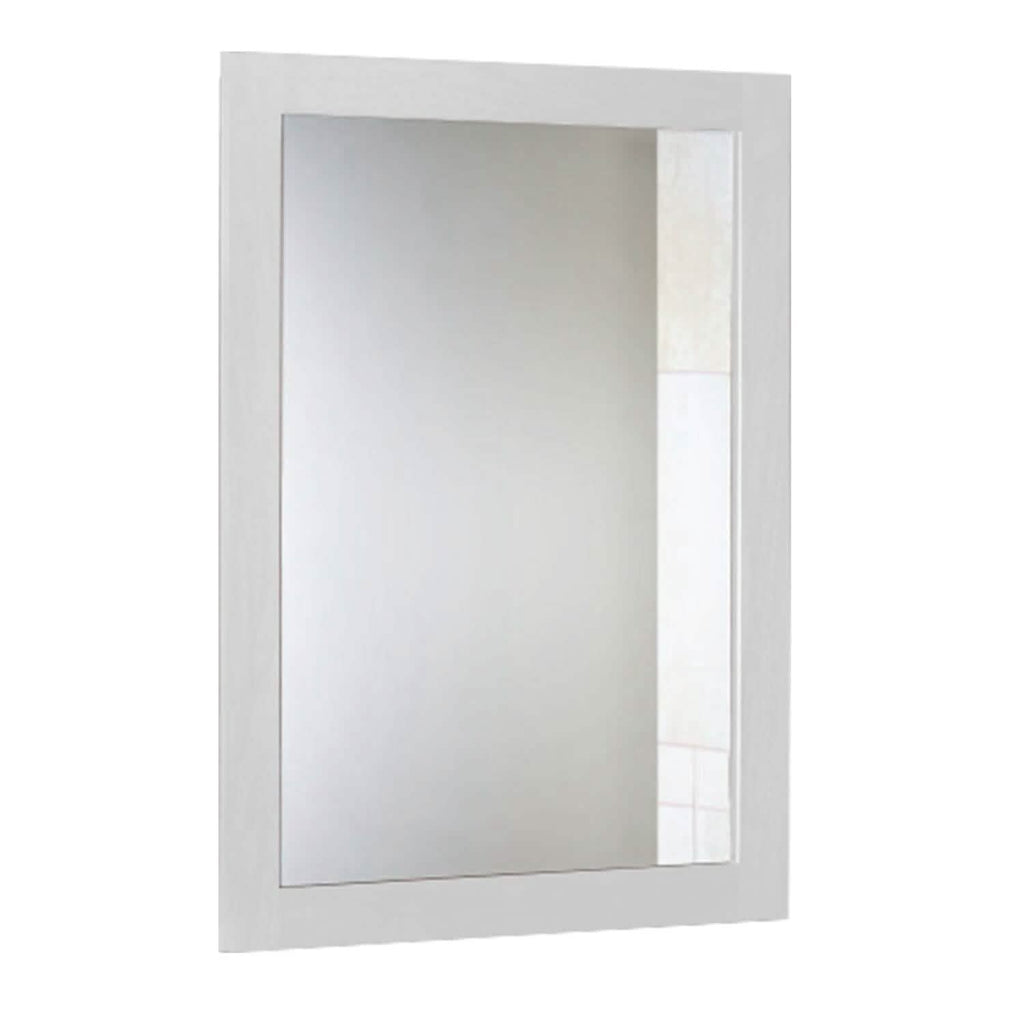 Wall Mount Mirror Wood-Like Frame Rectangle Modern Hanging Mirror by DailySale