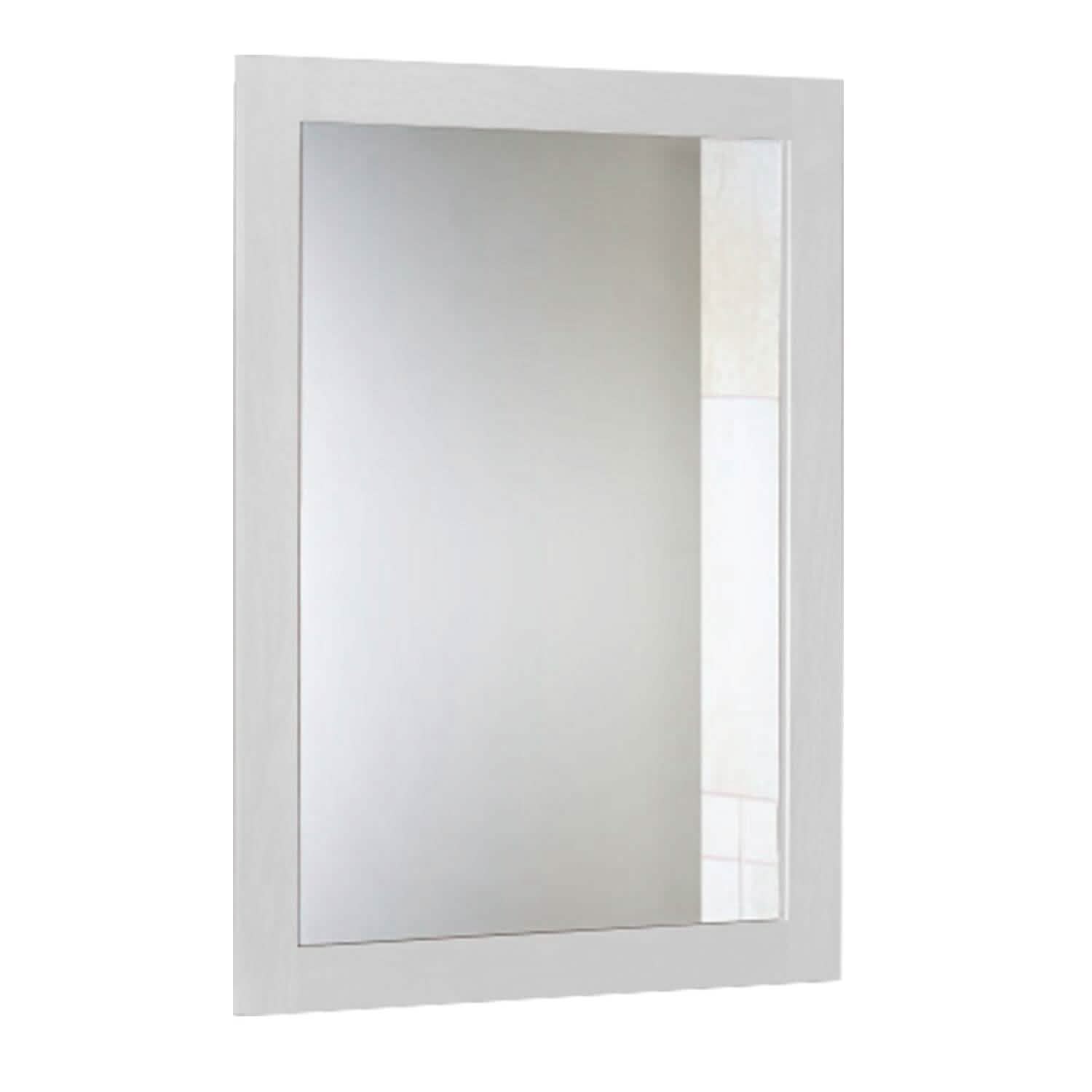 Wall Mount Mirror Wood-Like Frame Rectangle Modern Hanging Mirror by DailySale