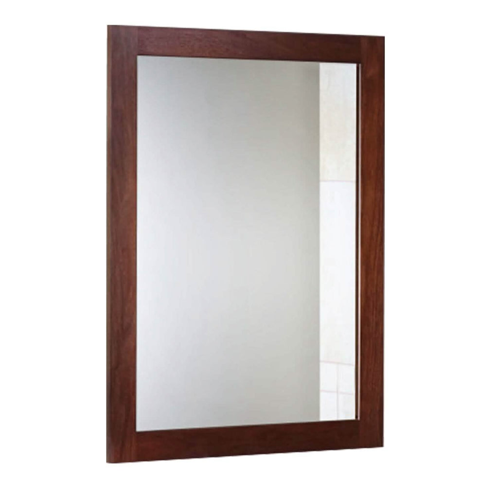 Wall Mount Mirror Wood-Like Frame Rectangle Modern Hanging Mirror by DailySale