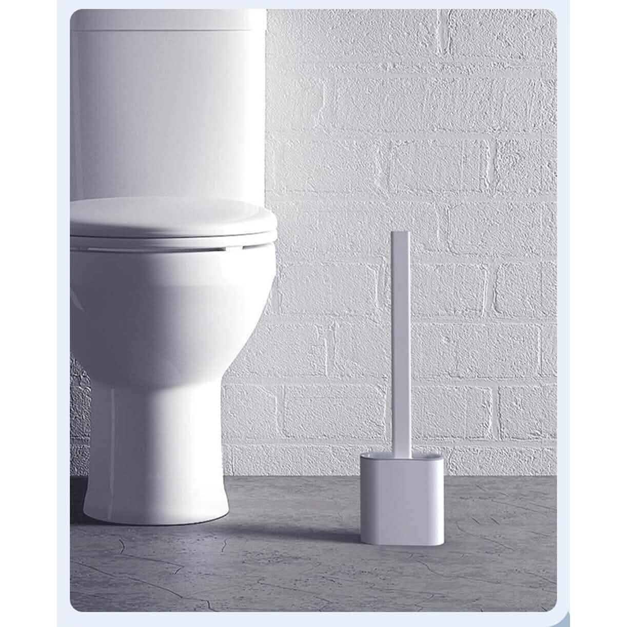 Wall Mounted Silicone Bathroom Brush and Holder Set by DailySale