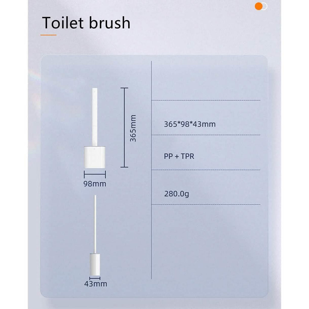 Wall Mounted Silicone Bathroom Brush and Holder Set by DailySale