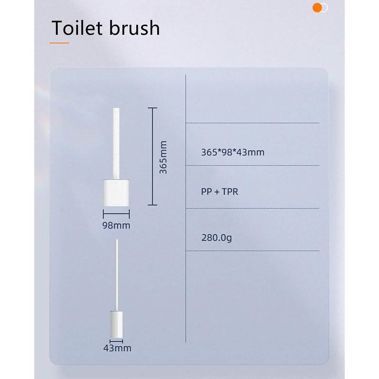Wall Mounted Silicone Bathroom Brush and Holder Set by DailySale