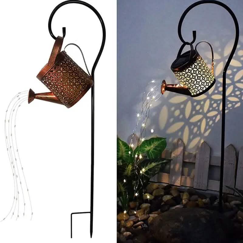 Waterproof Copper Solar Watering Can Light by DailySale