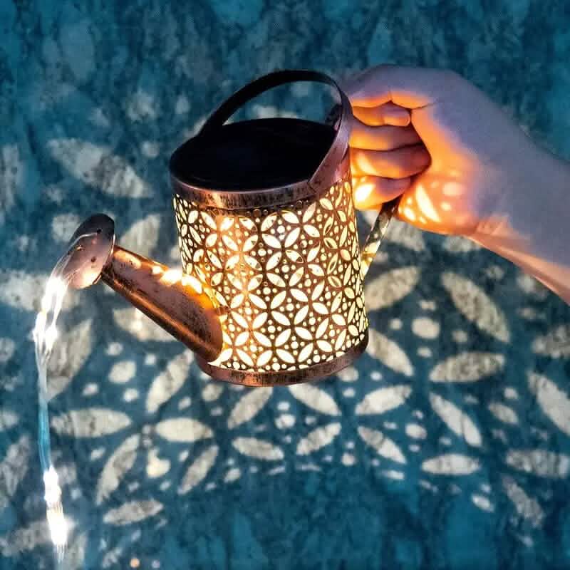Waterproof Copper Solar Watering Can Light by DailySale
