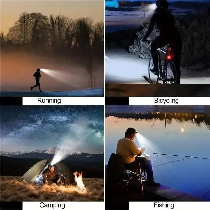Waterproof LED Headlamp for Outdoor Adventures by DailySale