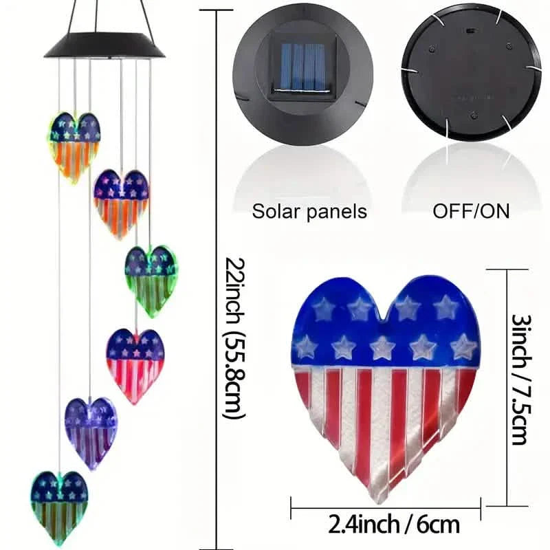 Waterproof Solar Wind Chime Light by DailySale