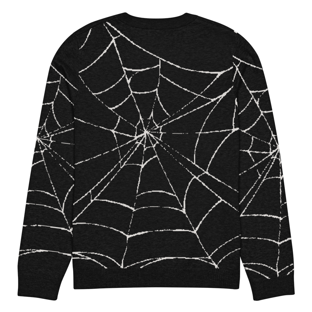 Web Weaver Knit Crew Neck Sweater by Goth Cloth Co.