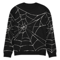 Web Weaver Knit Crew Neck Sweater by Goth Cloth Co.