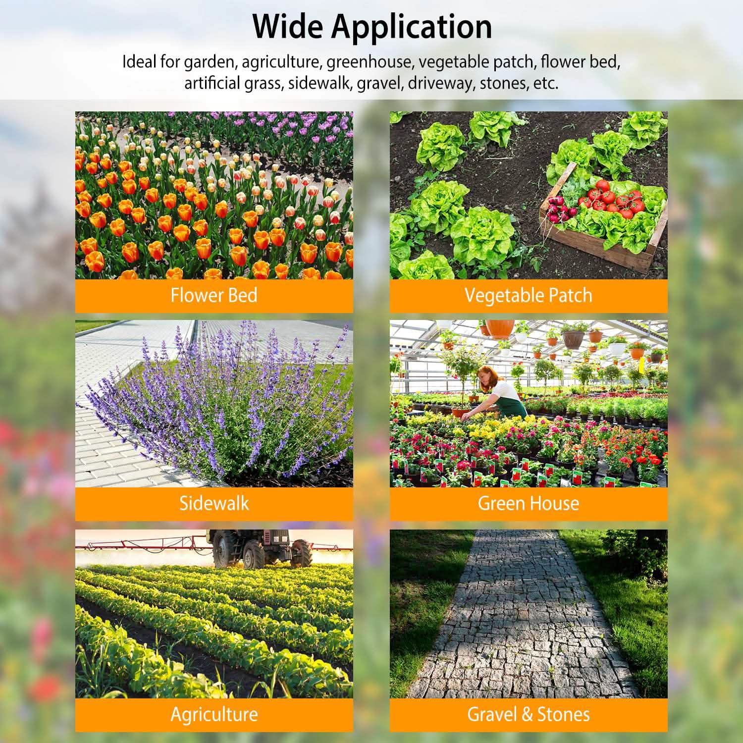 Weed Barrier Landscape Gardening Mat Fabric Woven by DailySale