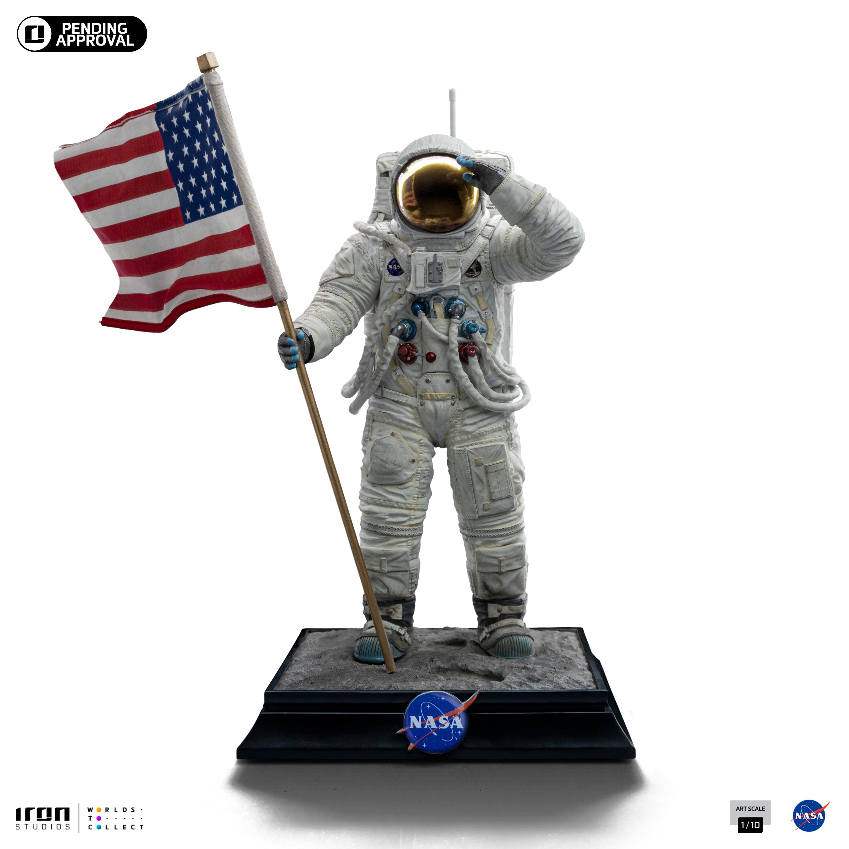 Statue Apollo 11 Astronaut - Nasa - Art Scale 1/10 - Iron Studios - Goddess Imports Marketplace