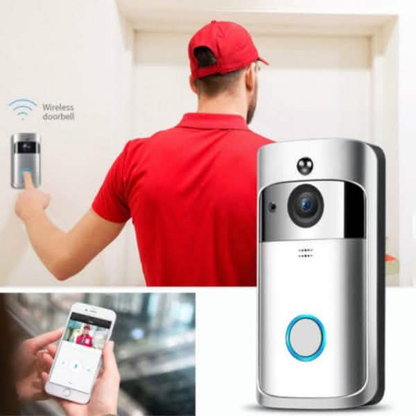 WiFi Wireless Video Doorbell Two-Way Talk Smart PIR Door Bell Security Camera HD by DailySale