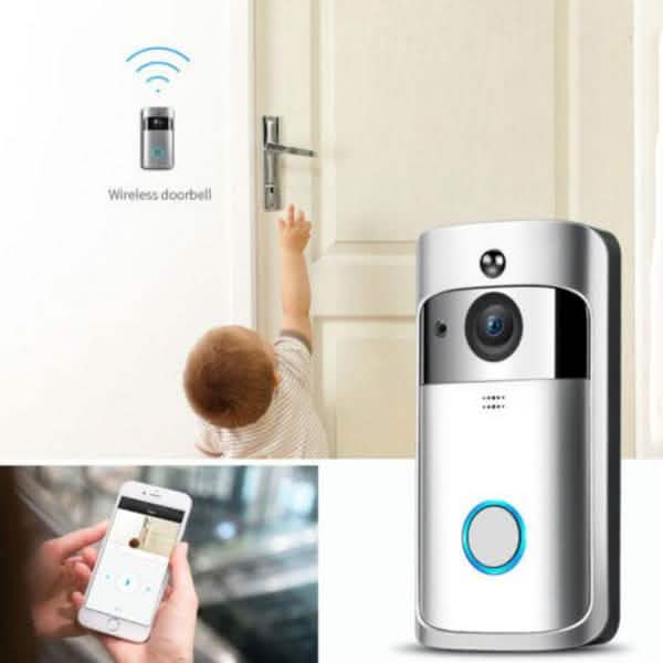 WiFi Wireless Video Doorbell Two-Way Talk Smart PIR Door Bell Security Camera HD by DailySale