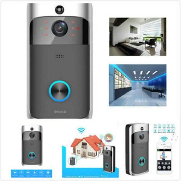 WiFi Wireless Video Doorbell Two-Way Talk Smart PIR Door Bell Security Camera HD by DailySale