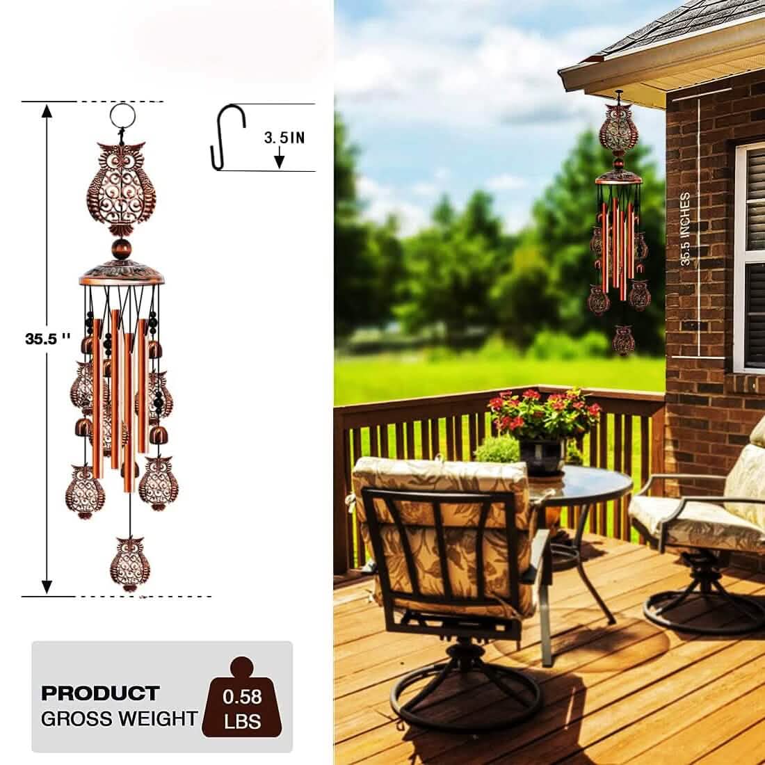 Wind Chimes for Outside Decor by DailySale