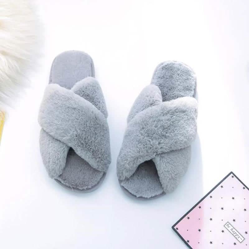 Winter Women Cozy Home Furry Slippers by DailySale