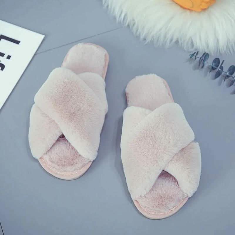 Winter Women Cozy Home Furry Slippers by DailySale