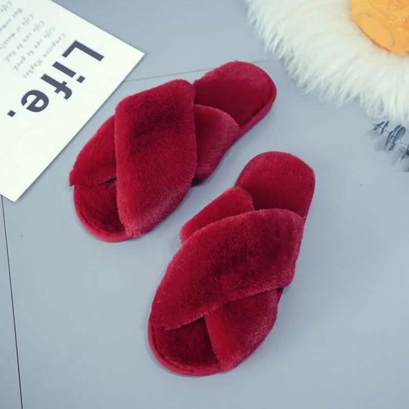 Winter Women Cozy Home Furry Slippers by DailySale