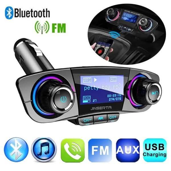 Wireless Bluetooth Handsfree Calling Car Charger FM Transmitter by DailySale