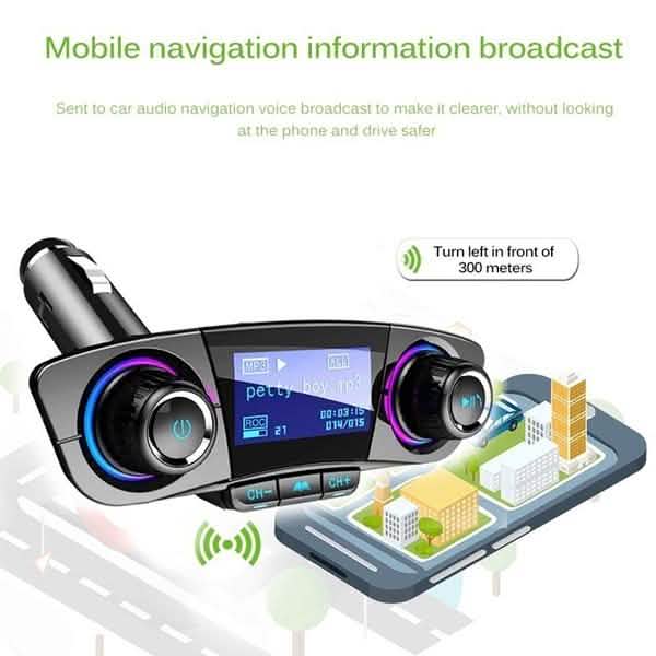 Wireless Bluetooth Handsfree Calling Car Charger FM Transmitter by DailySale