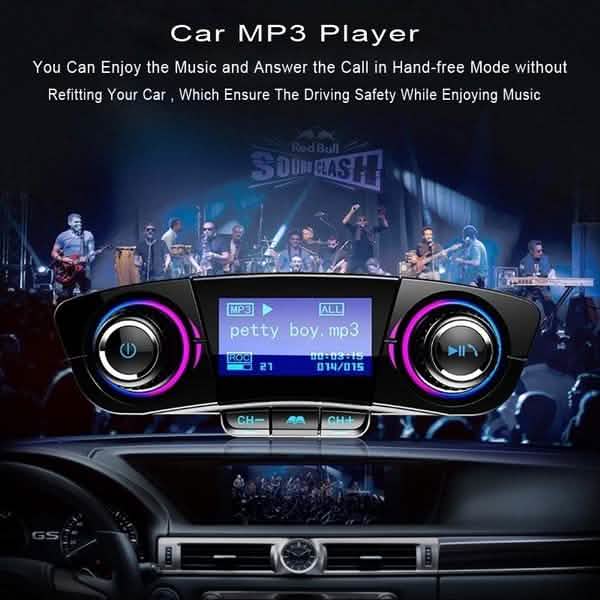 Wireless Bluetooth Handsfree Calling Car Charger FM Transmitter by DailySale