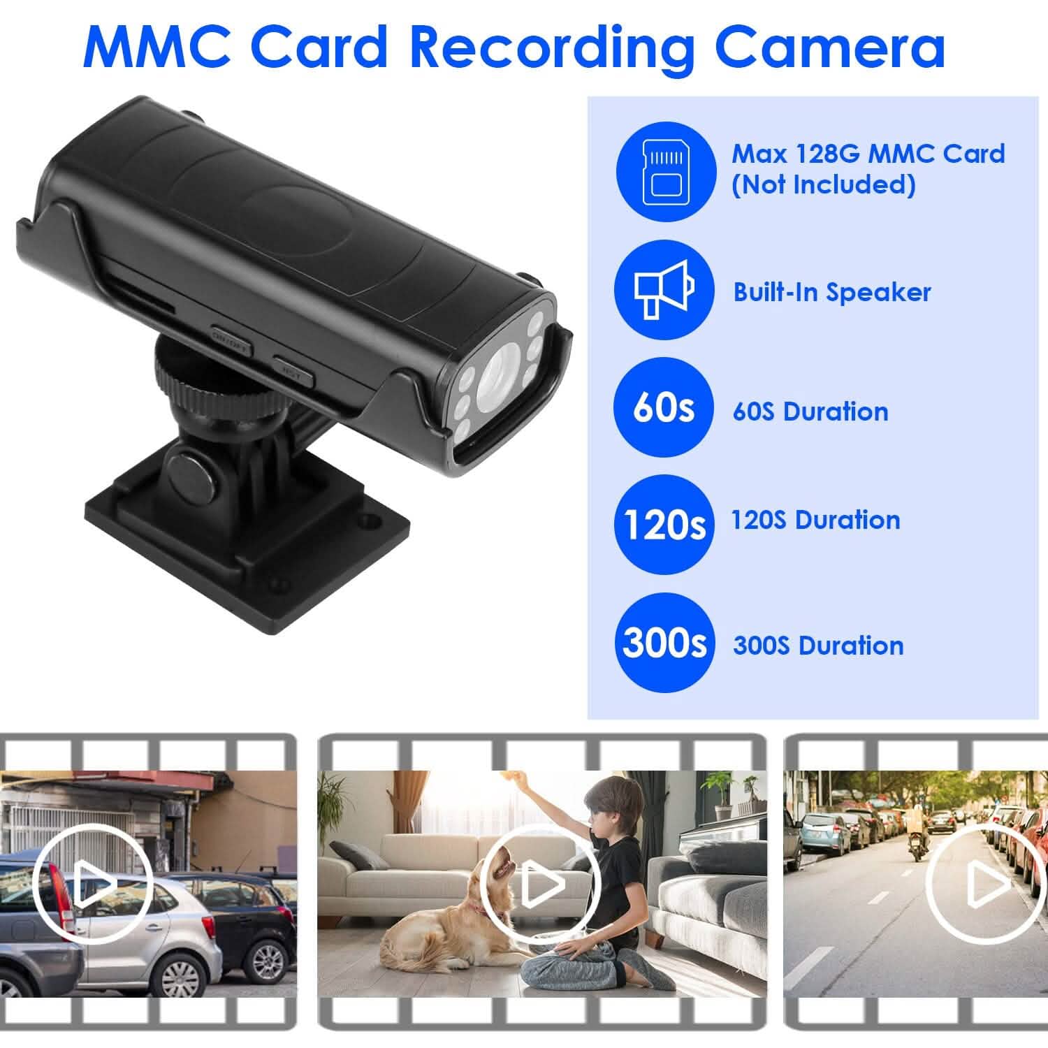 Wireless Camera Reverse Hitch Guide with Flexible Adhesive Base by DailySale