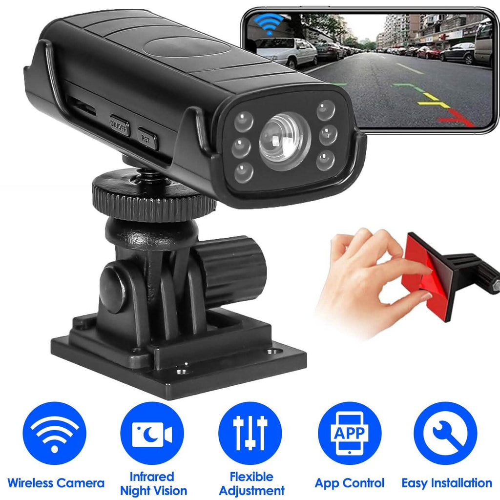 Wireless Camera Reverse Hitch Guide with Flexible Adhesive Base by DailySale