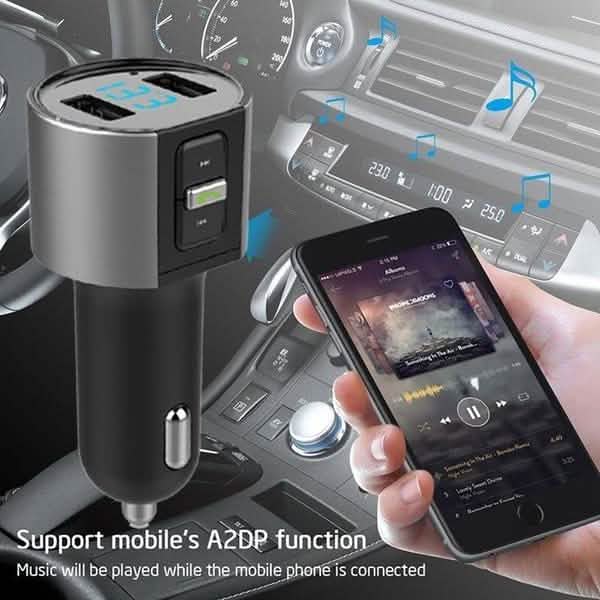Wireless Car Mp3 FM Transmitter USB Charger by DailySale